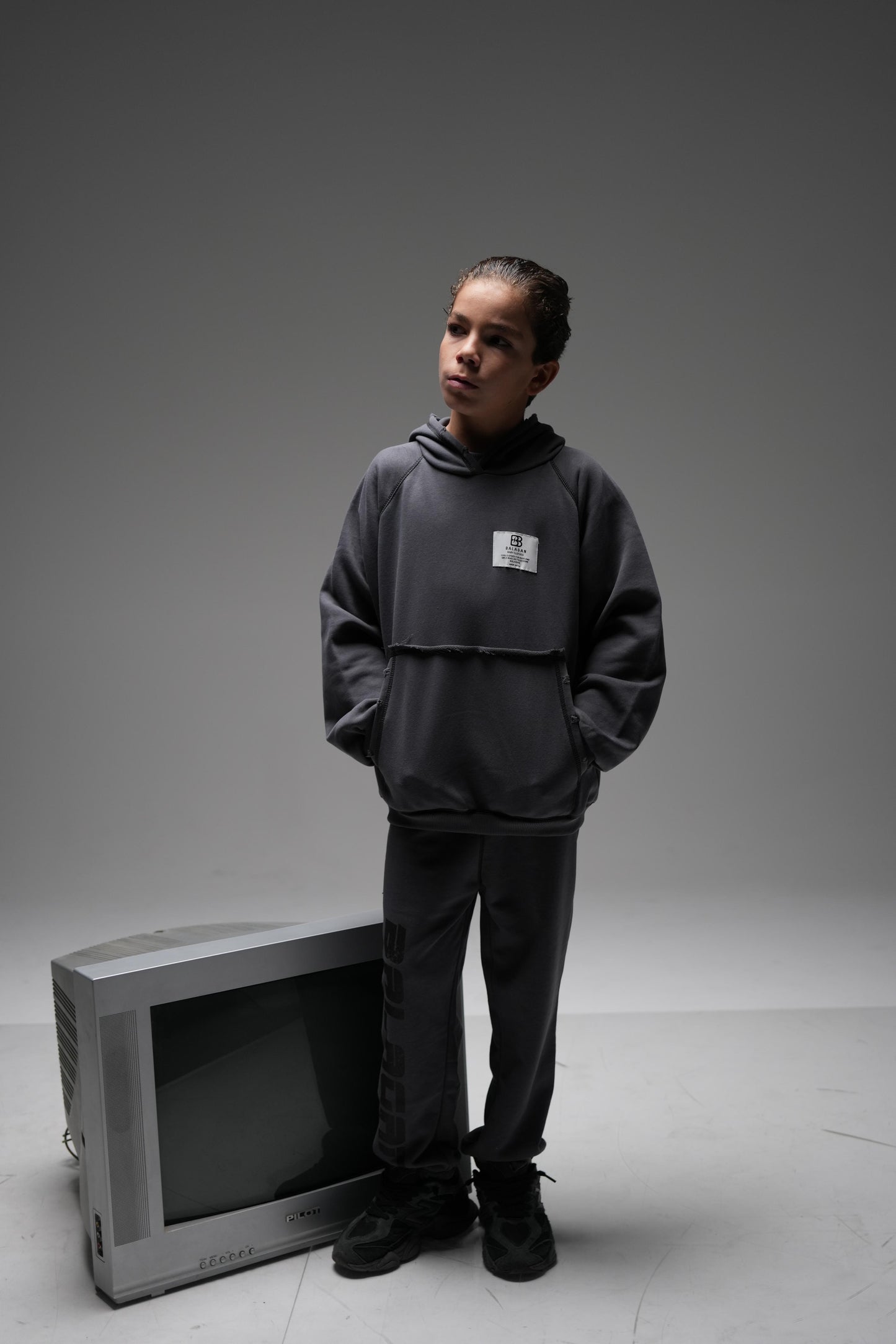 Grey hoodie