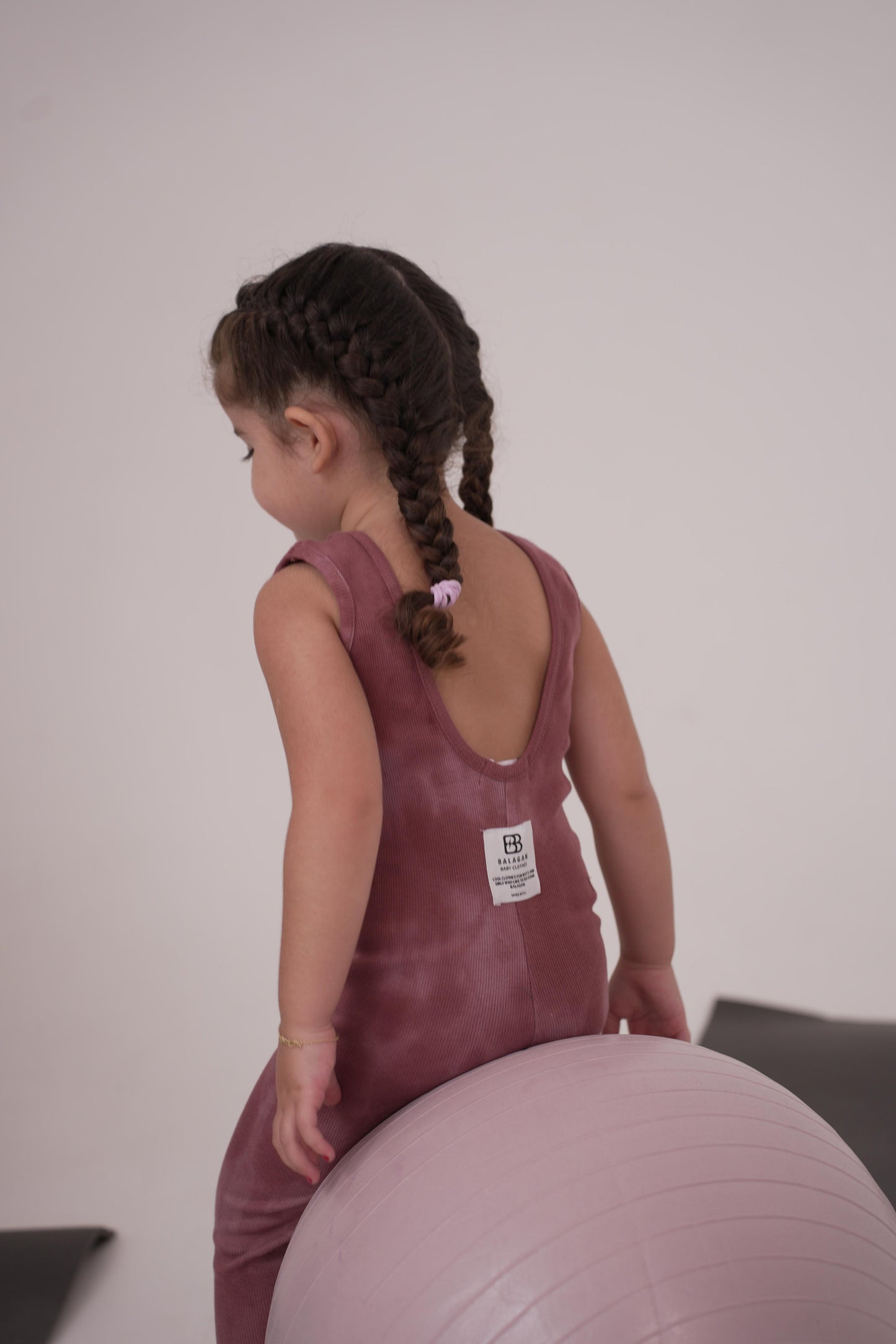 Jumpsuit Tie and Dye Old Pink