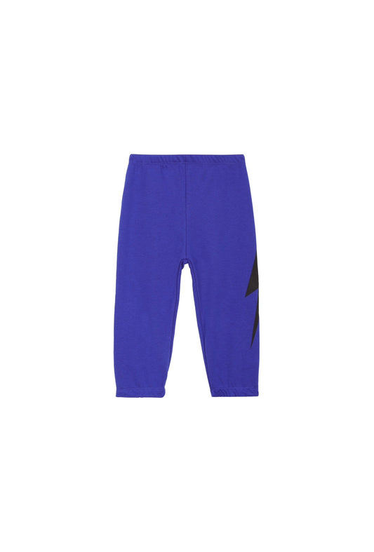 Jogging Blue Lightning bolt