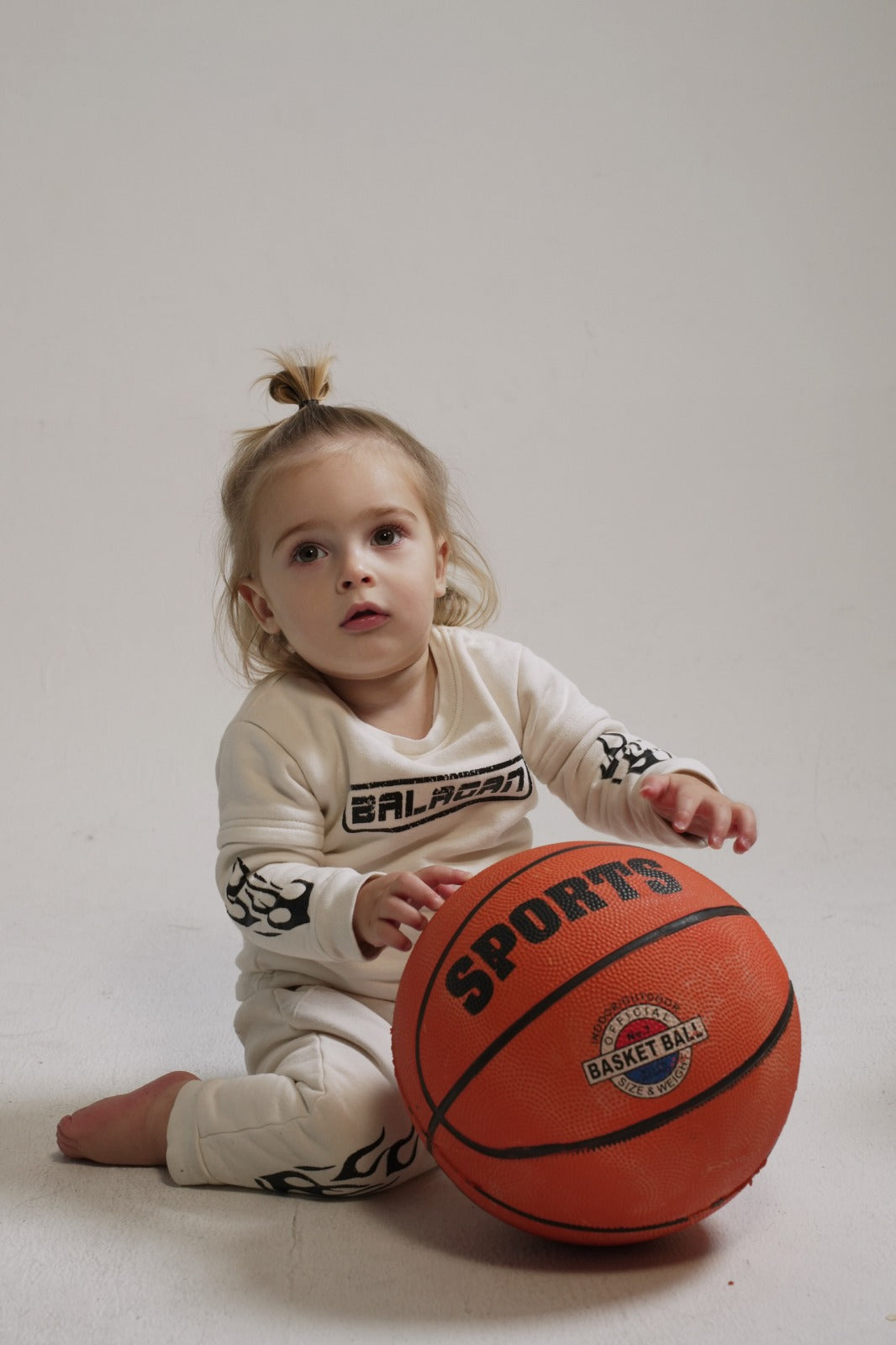 Off White Flame Baby Sweatshirt