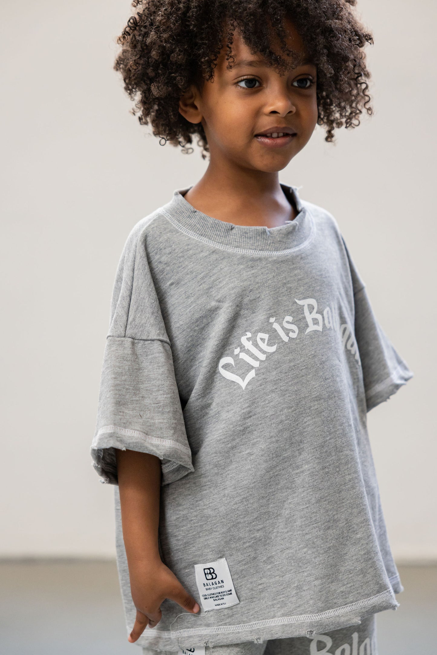 T-shirt Grey Life is Balagan