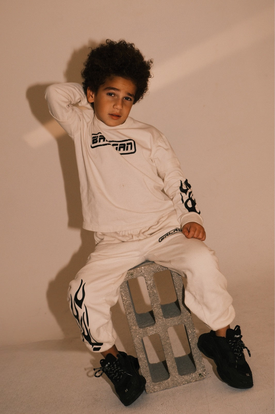 Off White flame jogging