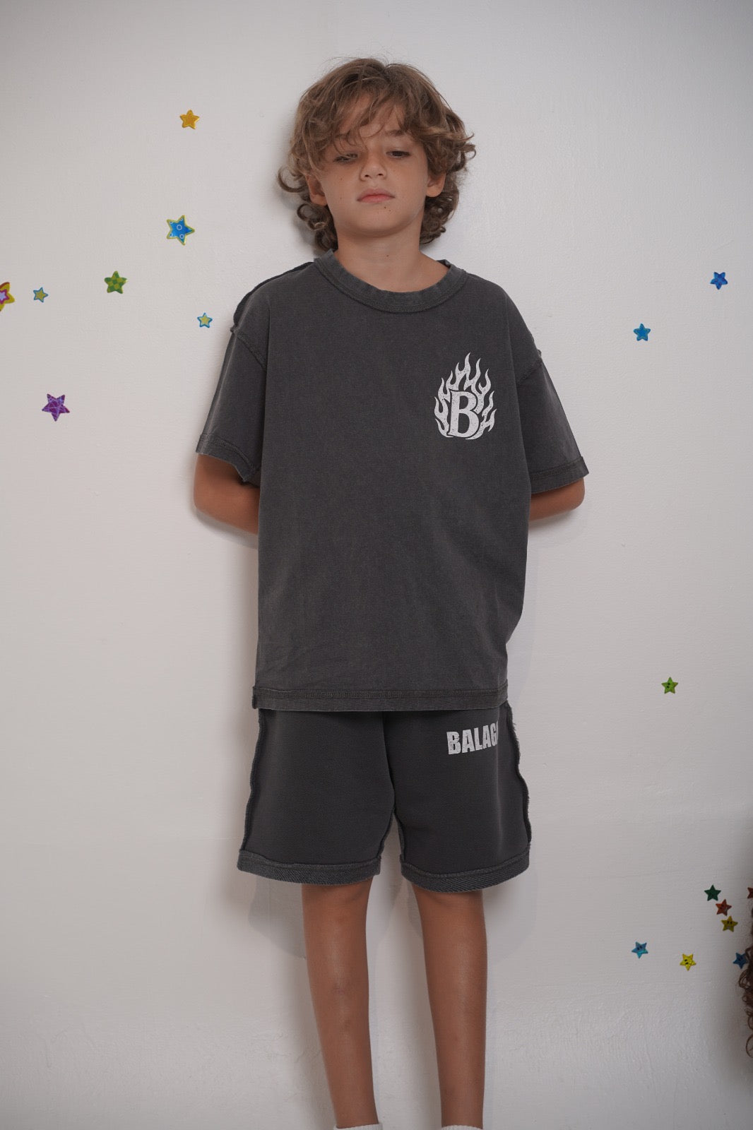 Short grey