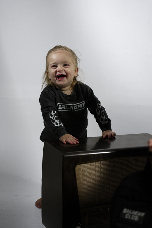 Black Flame Baby Sweatshirt