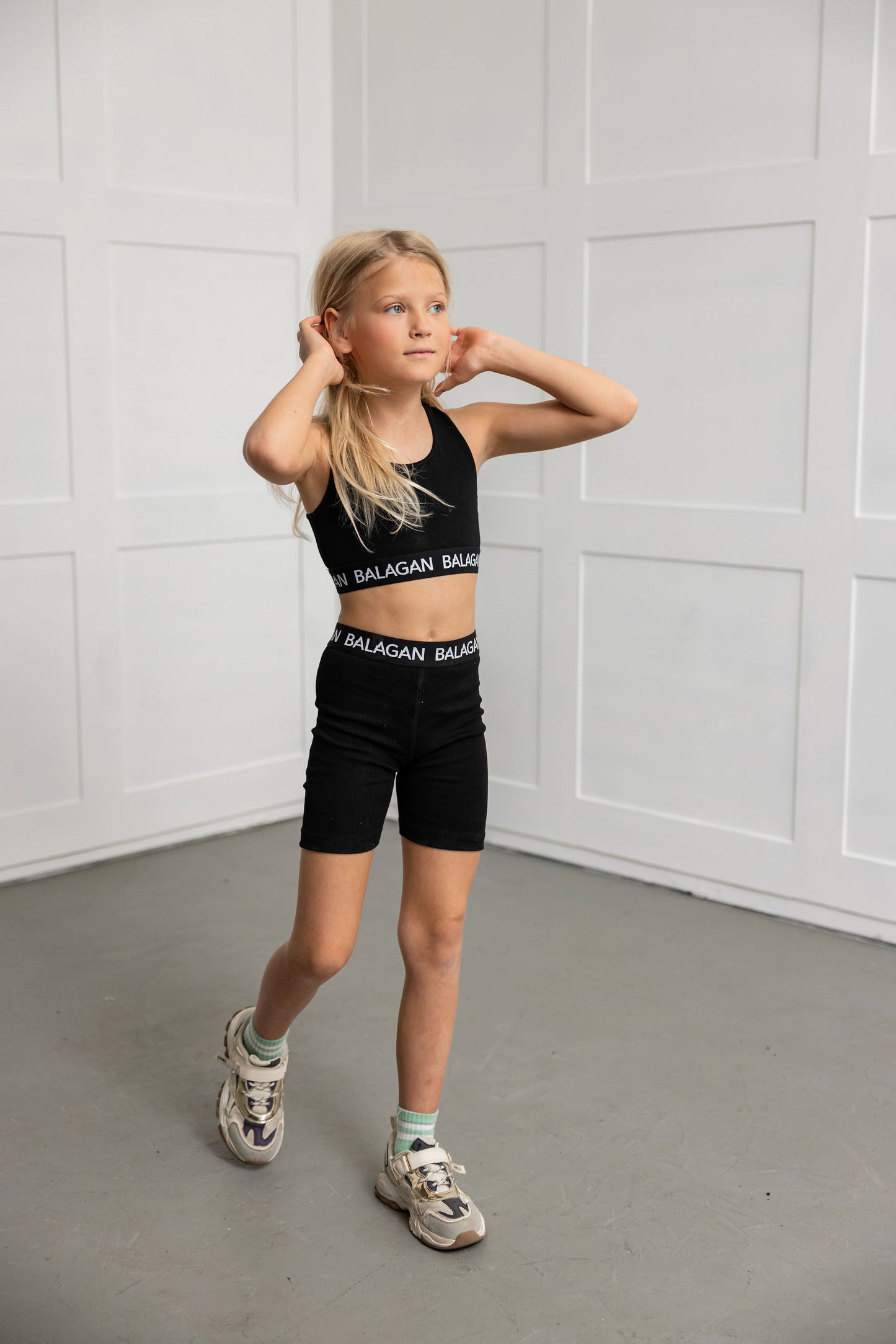 Set Sporty crop top and cycling short