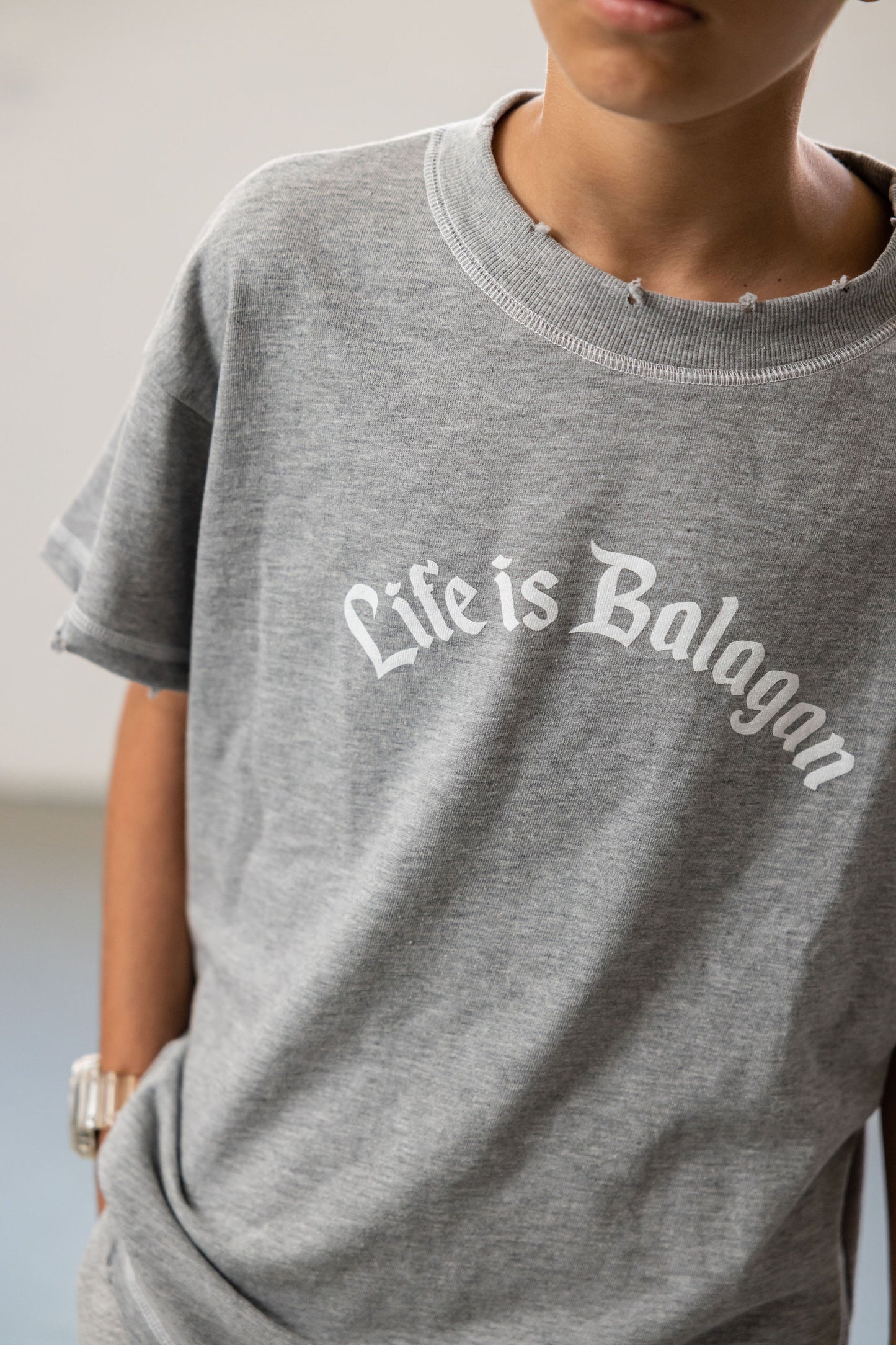 T-shirt Grey Life is Balagan